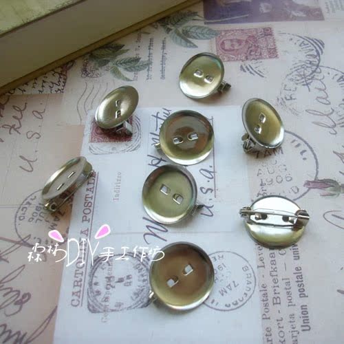 Broche en Alliage argent plaqué or - Ref 1184354 Image 1