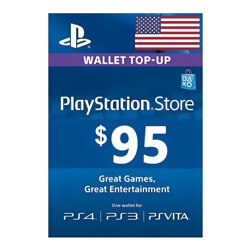 PlayStation充值卡$95CodeUS