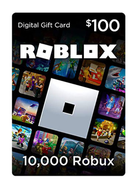 ROBLOX Gift Card USD100 GLOBAL 罗布洛思R币充值卡10000 Robux