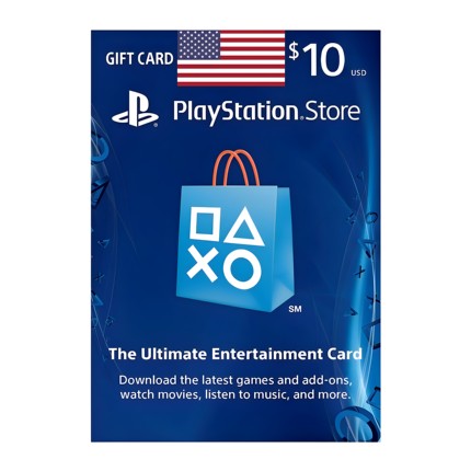 美服PSN10美金充值点卡 美国索尼PS Store Gift Card PS4/PS Vita