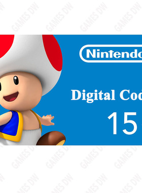 英国NS eshop充值点卡15英镑 nitendo eshop card任天堂Switch UK