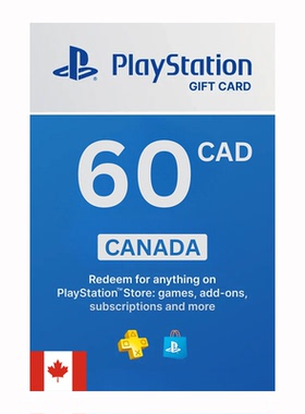 PlayStation Store 60 CAD Gift Card (Canada) – Digital Code