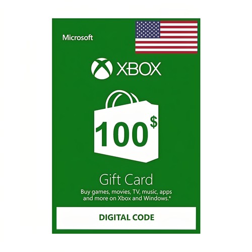 美国微软XboxLive礼品卡100美金