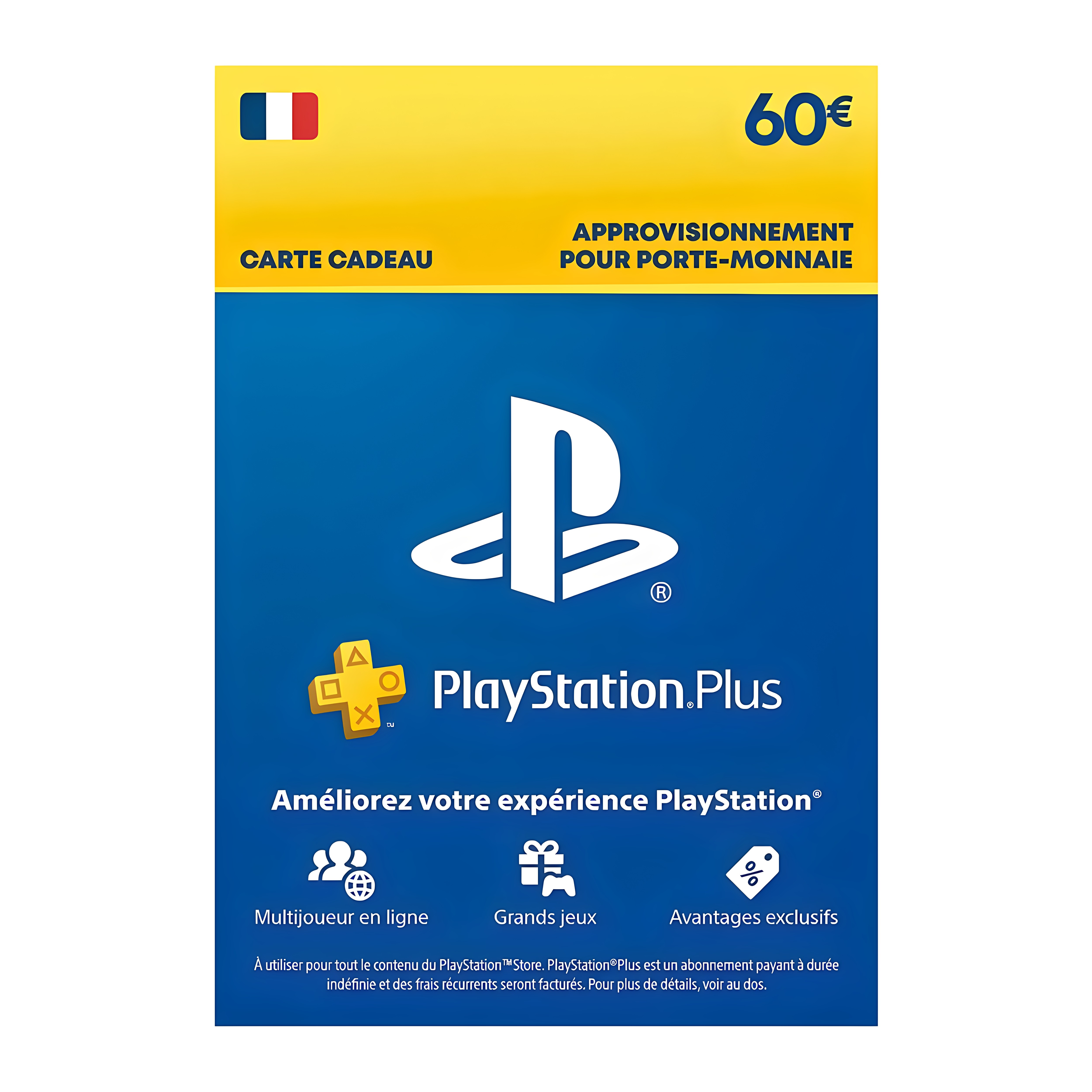 PlayStationPlusFREUR充值卡图片