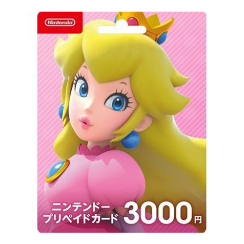 日服任天堂Switch充值卡3000JPY