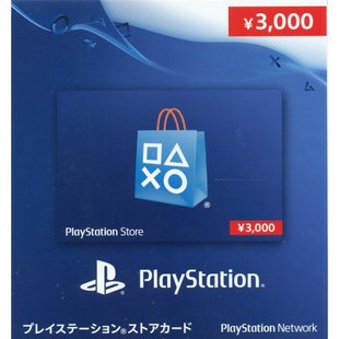 Card JPY 日服PSN充值点卡3000日元 Sony PS4 Gift 礼品卡 Store