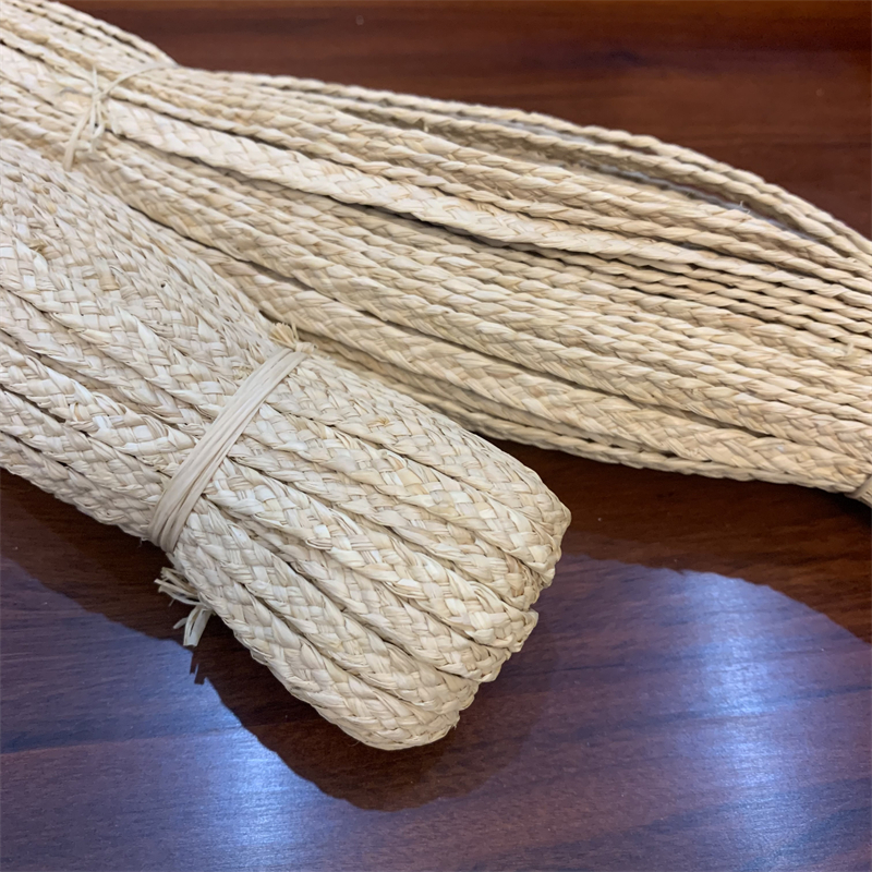天然植物手工拉菲草五股辫子 拉菲草辫 拉菲草辫子 编织工艺材料