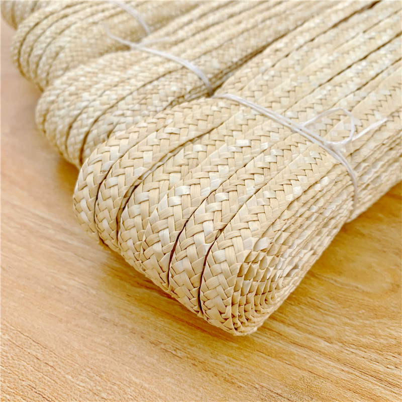 麦秸草辫 纯手工天然编织半成品 编织工艺品辅料 diy手工编织