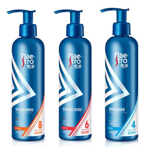 正品美涛强劲定型啫喱膏清爽保湿