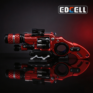 【现货】EDCELL正版破坏者红黑复合型推牌指尖陀螺金属解压玩具