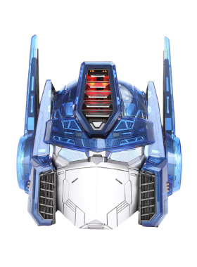 TRANSFORMERS变形金刚G1擎天柱可穿戴27片双侧齿轮可视可拆甲头盔