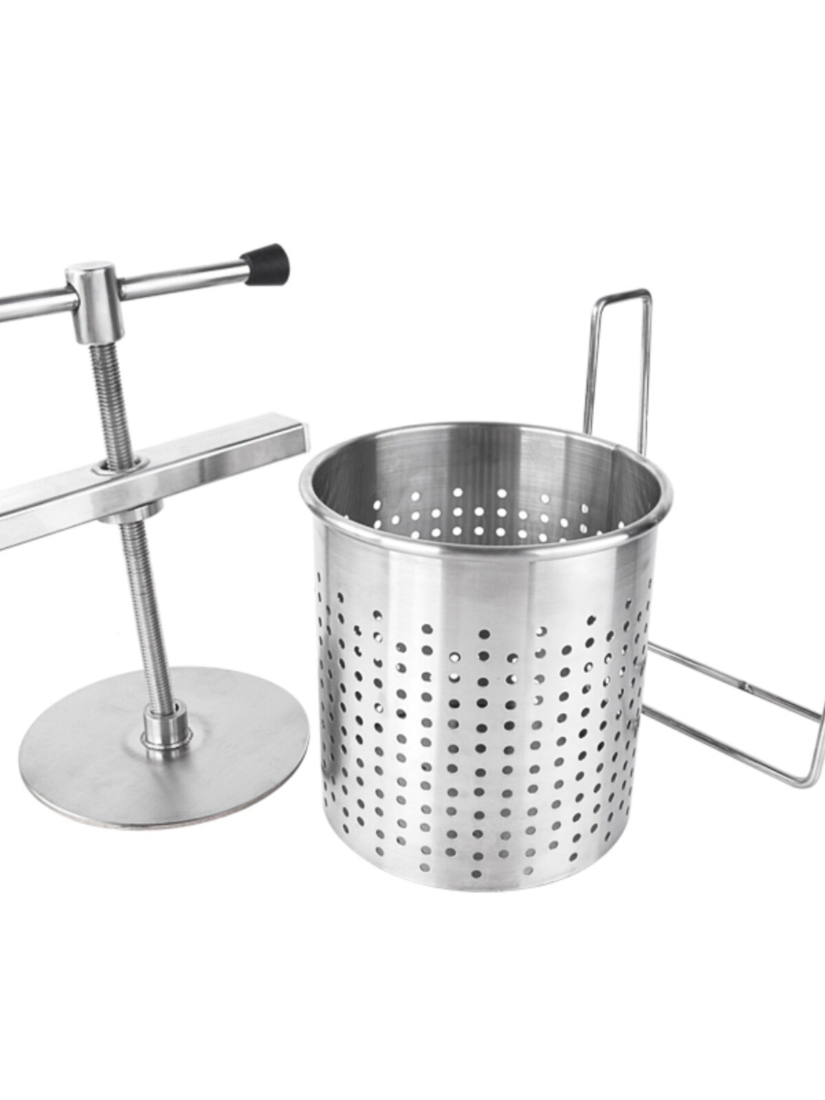 304不锈钢手动压榨机葡萄水果榨汁汁渣分离蔬菜馅挤水器拧干脱水