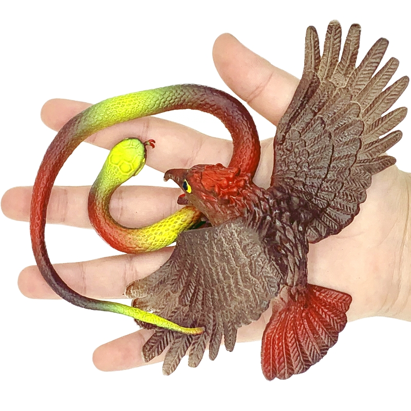 软胶仿真老鹰小蛇玩具包邮