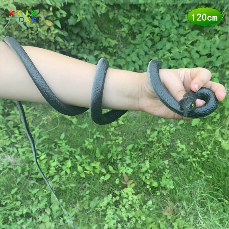 大号仿真蛇儿童玩具吓人恶搞整人软胶蛇假蛇整蛊静态动物摆件模型