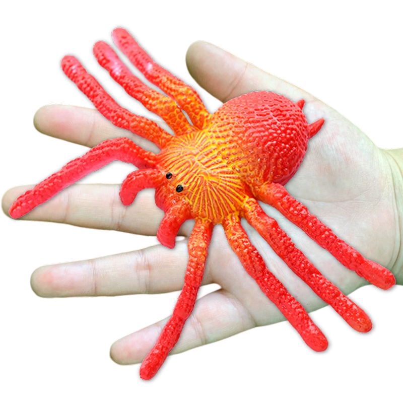 软胶彩色仿真大蜘蛛儿童玩具包邮