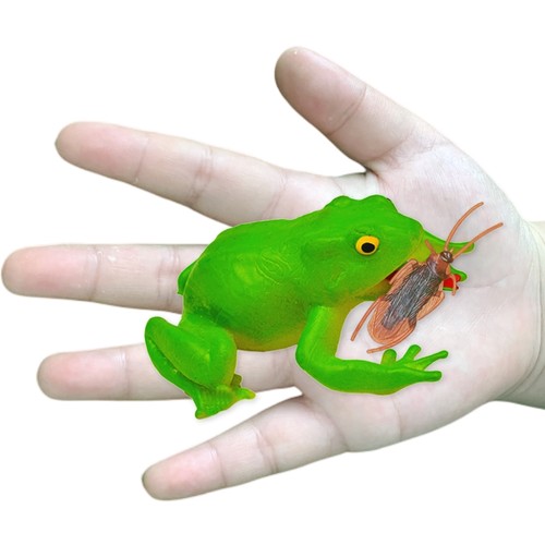 彩色软胶仿真青蛙送蟑螂玩具包邮