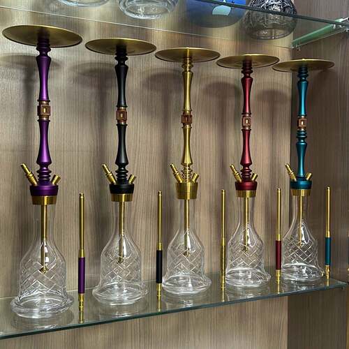 新款MARS PRO 金色的不锈钢单管 高档顶配版本HOOKAH水烟壶