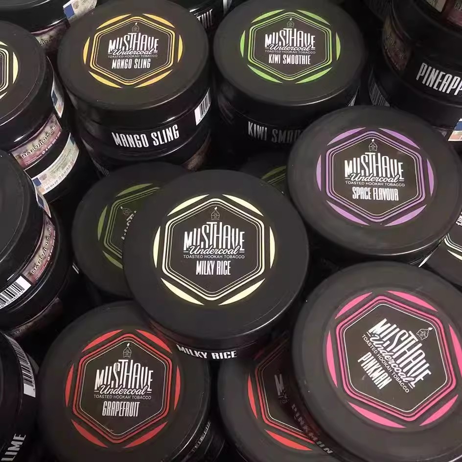 俄罗斯进口水烟果燃阿拉伯水烟烟膏Musthave高浓度强劲大烟雾125g