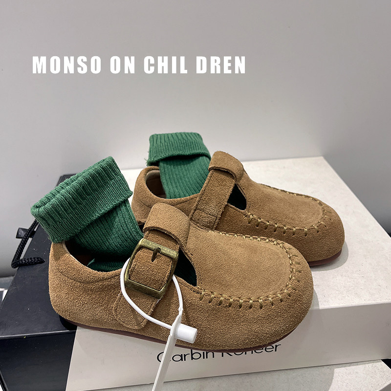 儿童休闲鞋2025秋季新款男童真皮勃肯鞋潮牌女童真皮童鞋软底鞋子,童鞋/婴儿鞋/亲子鞋,运动鞋,淘宝优惠券,粉丝福利购,淘宝优惠卷