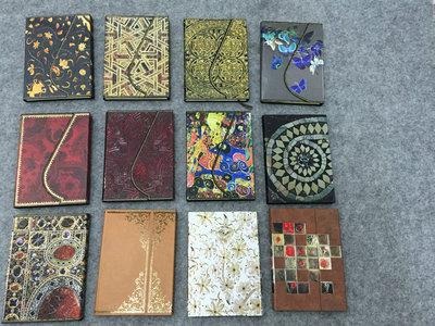 新款中开本（5）艺术复古空白纸笔记本手账日记本磁扣Prosper Art