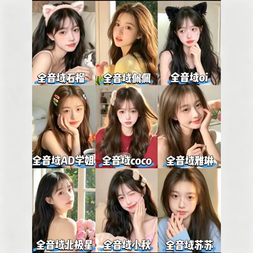 RVC变声器全音域女声极品模型合集RVC模型最动听的时变声变音器