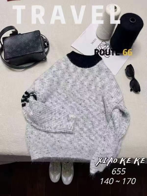 亏本清仓小可可冬款韩版大童男女童羊毛混纺毛衣针织衫