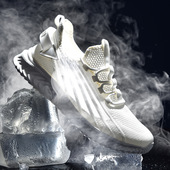 男鞋 45加工飞织运动鞋 46薄款 加大码 软底47透气休闲跑步鞋