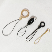 木兮原创定制替换用五金配件挂绳扣子双圈手机短绳手机配件地雷扣