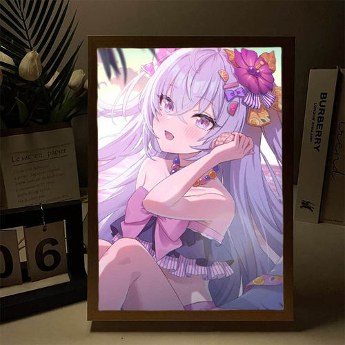 碧蓝档案灯光画镜子碧蓝航周边线手办初音发光相灯送朋友生日礼物