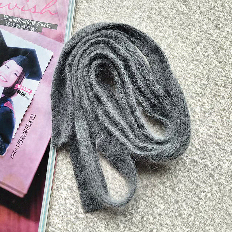秋冬韩版柔软针织2.5cm女腰带