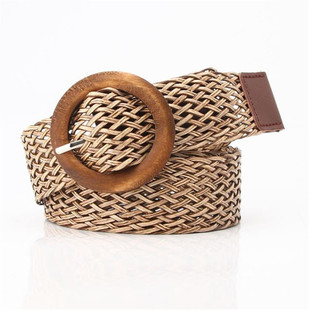 裤 饰腰带时尚 带皮带 女士编织腰带潮流欧美风百搭连衣裙装 2020新款