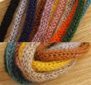 饰腰绳打结女款 仿羊毛圆形针织腰带毛线腰带搭毛衣装 秋冬新款 韩版