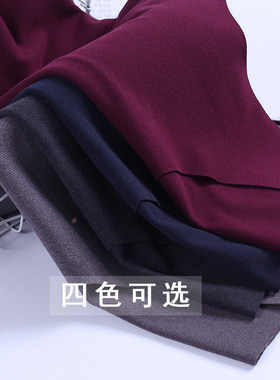 秋冬薄款加绒保暖背心男款打底内衣V领修身弹性大码无痕背心加厚