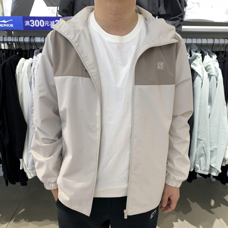鸿星尔克2025春季新款男装休闲防