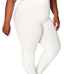 秋冬加肥加大版超大版女童棉白色打底连裤袜子加厚加绒跳舞蹈儿童