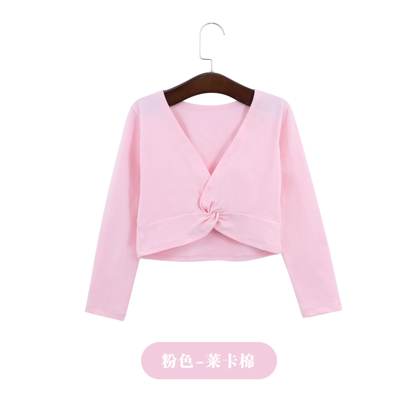 加肥加大版儿童女毛衣加厚加绒带绒披肩棉外套秋天跳舞蹈表演出服