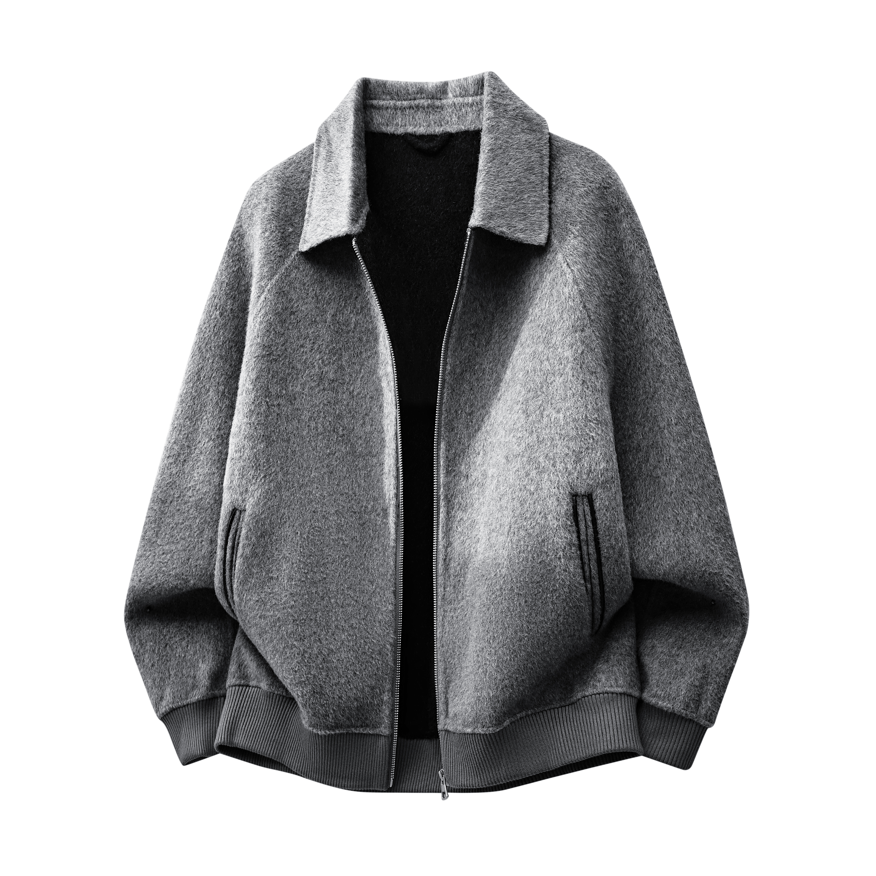 100%绵羊毛柔软百搭夹克