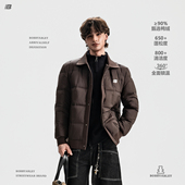 BOBBY ABLEY90鸭绒防钻绒商务宽松休闲舒适保暖御寒百搭轻羽绒服