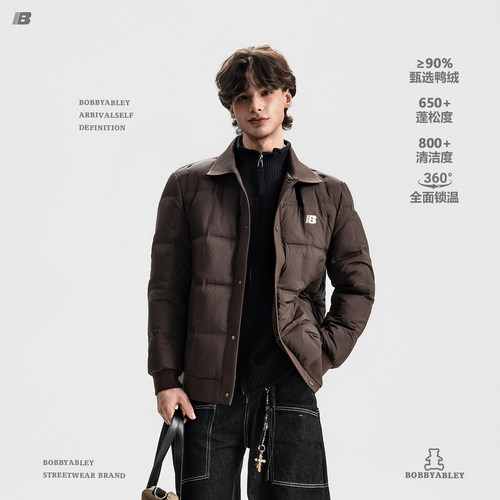 BOBBYABLEY90鸭绒防钻绒羽绒服