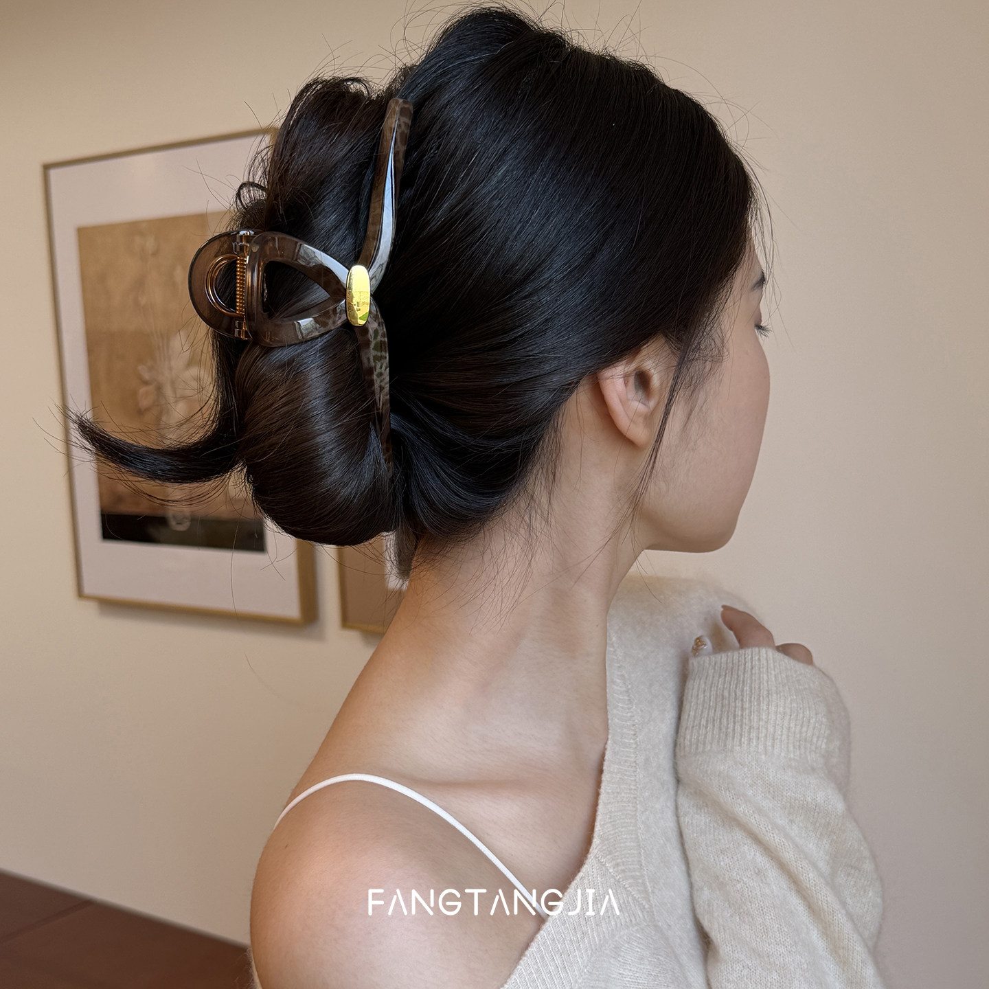 复古高级感茶色豹纹小金豆后脑勺发量大鲨鱼抓夹发饰大号时尚头饰,饰品/流行首饰/时尚饰品新,发饰,淘宝优惠券,粉丝福利购,淘宝优惠卷