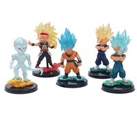 Anime Hand Doll thế hệ thứ 8 5 phiên bản giới hạn cuối cùng Dragon Ball Tóc nhỏ màu xanh Goku Fulissa Set trang trí - Capsule Đồ chơi / Búp bê / BJD / Đồ chơi binh sĩ 	mô hình hoạt hình 3d