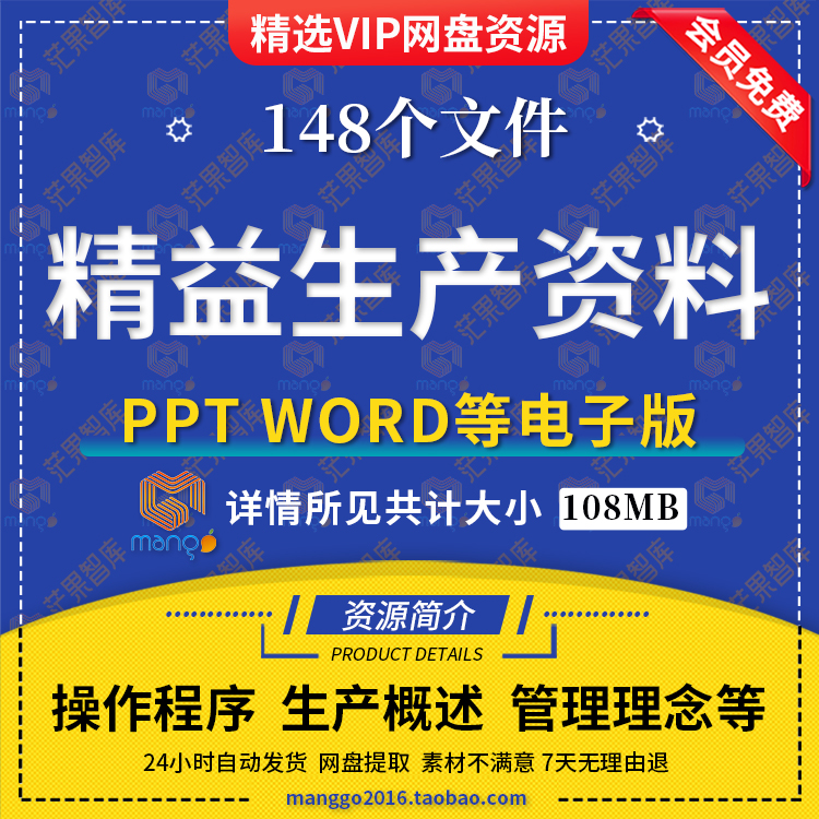 企业公司工厂精益生产改善项目实施成功案例管理体系制度培训资料