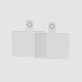 通用手机壳挂孔垫片长短挂绳万能固定透明夹片无挂绳孔位神器配件