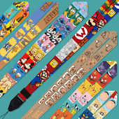 卡通可爱手机壳卡套长款 结实耐用防丢校园学生动漫 挂脖绳链男女款