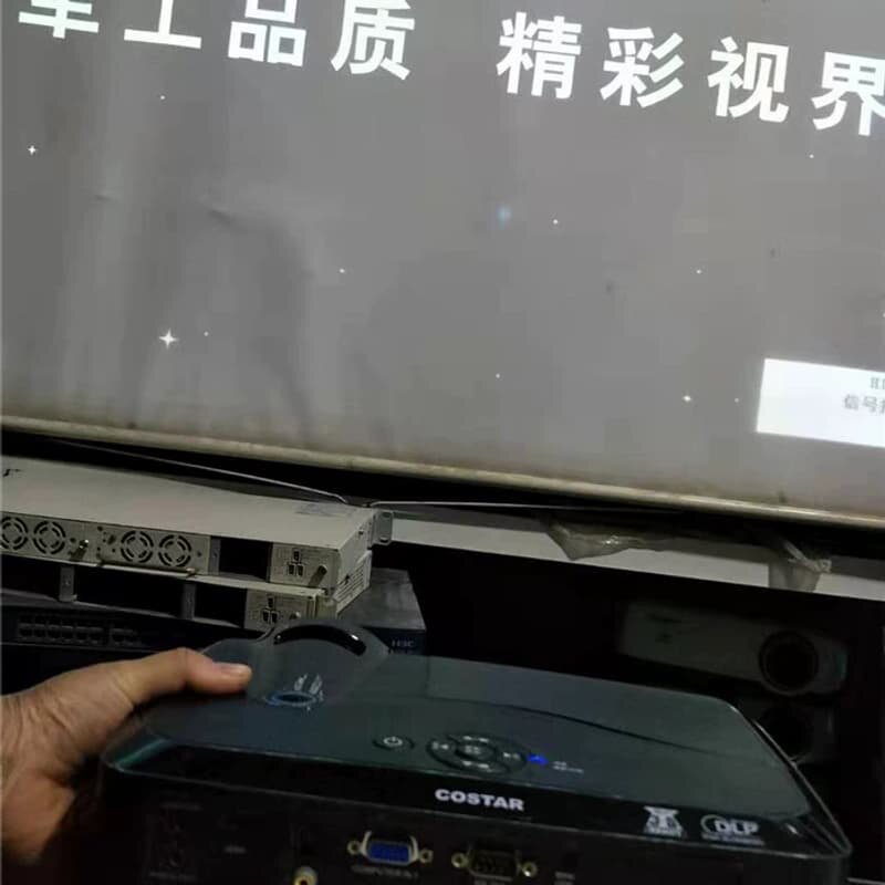 二手短焦投影机COSTAR中光学3D投影仪带高清口家用教育培--议价商