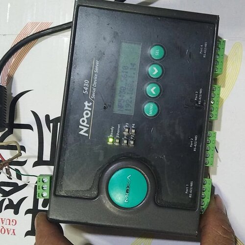 场地货。MOXA NPort 5430串口服务器。4口RS---议价商品