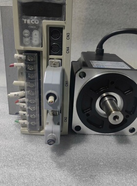 TECO东元0.75W伺服驱动器电机一套型号LGM4--议价商品
