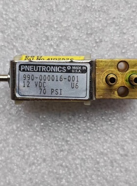 拆机进口美国PNEUTRONICS直流三通电磁阀990-00--议价商品