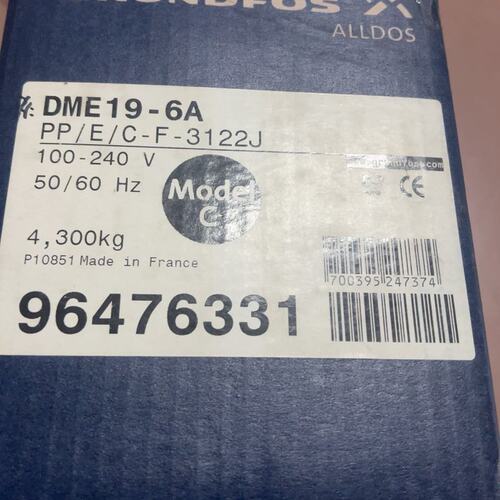格兰富GRUNDFOS计量泵 DME19-6A-PV/E/C--议价商品