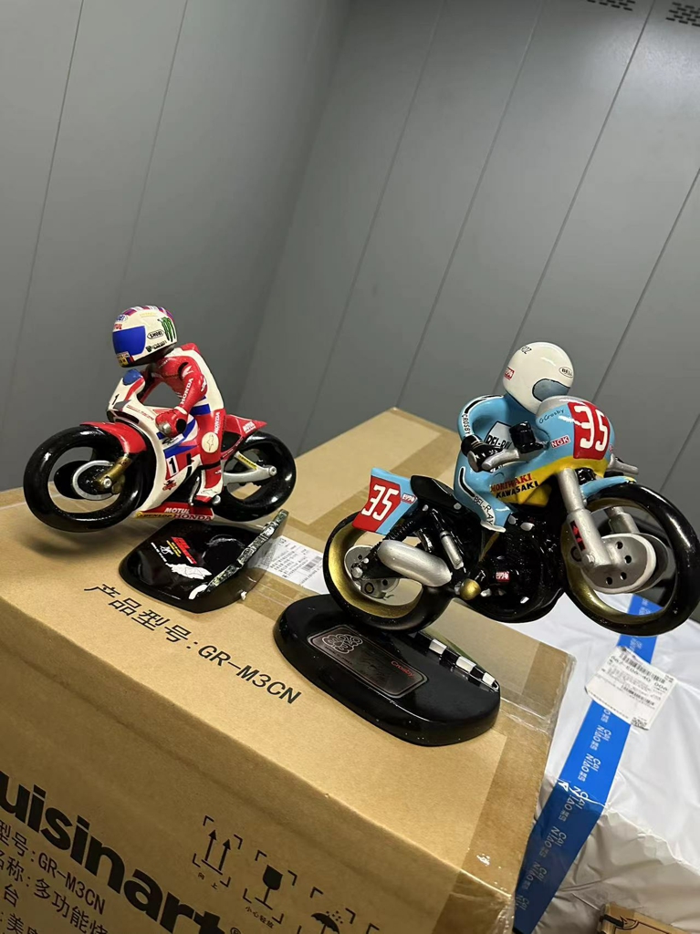 WFO世界越野赛Q版川崎摩托车模型